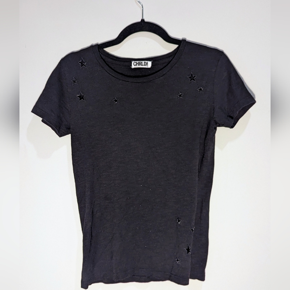 CHRLDR Distressed Shirt XS